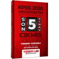 Yediiklim Yayınları 2026 Ortaöğretim Genel Yetenek - Genel Kültür Tamamı Çözümlü Son 5 Sınav Çıkmış Sorular 2024 Soruları Dahil