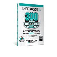 Yediiklim Yayınları 2025 MEB AGS Sözel Yetenek 300 Soruda Tamamı Video Çözümlü Genel Tekrar Kampı