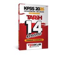Yediiklim Yayınları 2026 KPSS Ortaöğretim Ön Lisans Genel Kültür Tarih Tamamı Çözümlü 14 Deneme