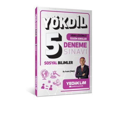 Yediiklim Yayınları YÖKDİL Sosyal Bilimler Video Çözümlü Özgün Sorular 5 Deneme Sınavı