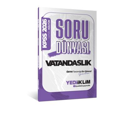 Yediiklim Yayınları 2026 KPSS Genel Kültür Vatandaşlık Soru Dünyası