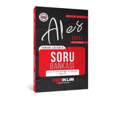 Yediiklim Yayınları 2026 ALES Sözel Yetenek Tamamı Çözümlü Soru Bankası 