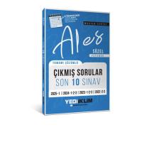 Yediiklim Yayınları ALES Master Serisi Sözel Yetenek Tamamı Çözümlü Son 10 Sınav Çıkmış Sorular 6 Temmuz 2025 Ales-2 Ekli)