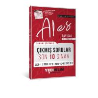 Yediiklim Yayınları  ALES Master Serisi Sayısal Yetenek Tamamı Çözümlü Son 10 Sınav Çıkmış Sorular (6 Temmuz 2025 Ales-2 Ekli)