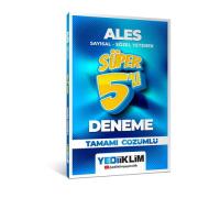 Yediiklim Yayınları 2026 ALES Sayısal - Sözel Yetenek Tamamı Çözümlü Süper 5`li Deneme 
