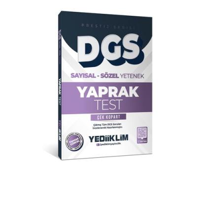 Yediiklim Yayınları 2026 DGS Prestij Serisi Sayısal Sözel Yetenek Çek Kopart Yaprak Test