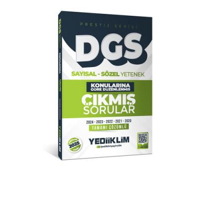 Yediiklim Yayınları 2026 DGS Prestij Serisi Sayısal Sözel Yetenek Konularına Göre Düzenlenmiş Tamamı Çözümlü Çıkmış Sorular