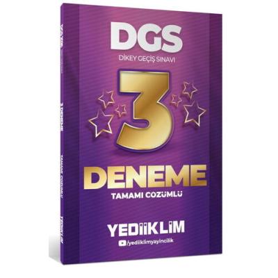 Yediiklim Yayınları 2026 DGS Tamamı Çözümlü 3 Yıldız Deneme