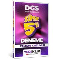 Yediiklim Yayınları 2026 DGS Tamamı Çözümlü Süper 5'li Deneme