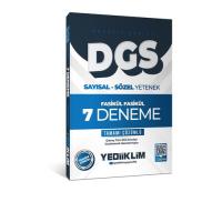 Yediiklim Yayınları 2026 DGS Prestij Serisi Sayısal Sözel Yetenek Tamamı Çözümlü Fasikül Fasikül 7 Deneme