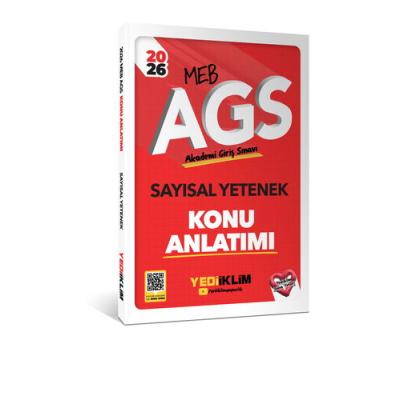 Yediiklim Yayınları 2026 MEB AGS Sayısal Yetenek Konu Anlatımı