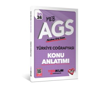 Yediiklim Yayınları 2026 MEB AGS Türkiye Coğrafyası Konu Anlatımı