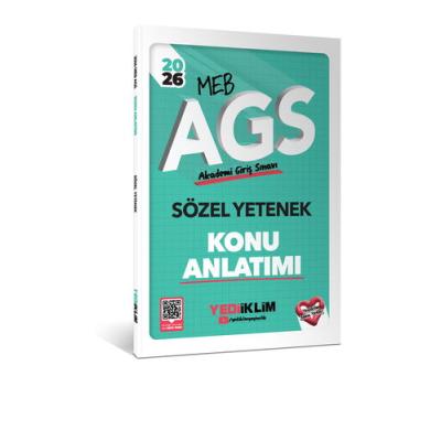 Yediiklim Yayınları 2026 MEB AGS Sözel Yetenek Konu Anlatımı