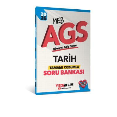 Yediiklim Yayınları 2026 MEB AGS Tarih Tamamı Çözümlü Soru Bankası