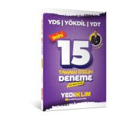 Yediiklim Yayınları 2026 YDS YÖKDİL YDT Tüm Soru Tipleri Tamamı Özgün Mini 15 Deneme
