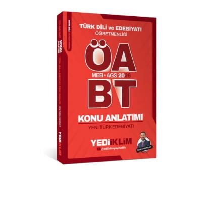 Yediiklim 2026 MEB AGS ÖABT Türk Dili ve Edebiyatı Öğretmenliği Yeni Türk Edebiyatı Konu Anlatımı