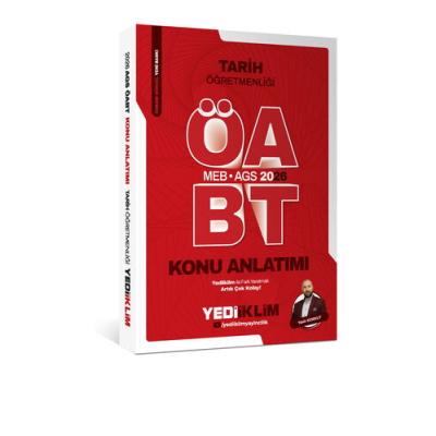 Yediiklim Yayınları 2026 MEB AGS ÖABT Tarih Öğretmenliği Konu Anlatımı