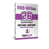 Yediiklim 2026 MEB AGS Mevzuat Anayasa Tamamı Yazılı ve Video Çözümlü 26 Deneme