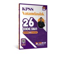 Yediiklim Yayınları  2026 KPSS Vatandaşlık Tamamı Video Çözümlü 26 Deneme Sınavı 
