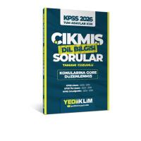 Yediiklim Yayınları 2026 KPSS Tüm Adaylar İçin Dil Bilgisi Tamamı Çözümlü Çıkmış Sorular Konularına Göre Düzenlenmiş