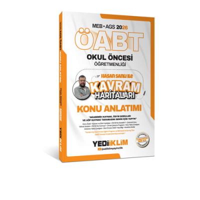 Yediiklim Yayınları 2026 MEB AGS ÖABT Okul Öncesi Öğretmenliği Hasan SANLI İle Kavram Haritaları Konu Anlatımı