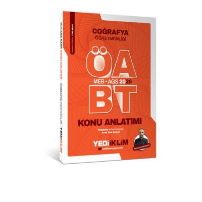 Yediiklim Yayınları 2026 MEB AGS ÖABT Coğrafya Öğretmenliği Konu Anlatımı