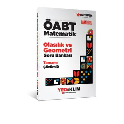 Yediiklim Yayınları ÖABT Matematik Öğretmenliği Olasılık ve Geometri Tamamı Çözümlü Soru Bankası