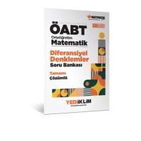 Yediiklim Yayınları ÖABT Ortaöğretim Matematik Öğretmenliği Diferansiyel Denklemler Tamamı Çözümlü Soru Bankası