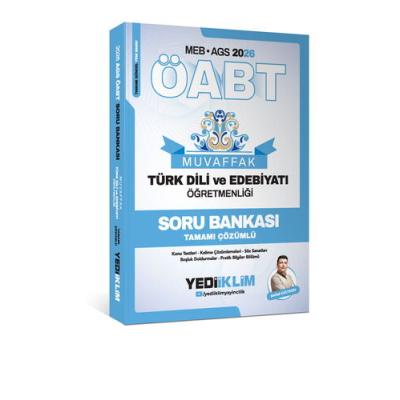 Yediiklim Yayınları 2026 MEB AGS ÖABT Muvaffak Türk Dili Ve Edebiyatı Öğretmenliği Soru Bankası Tamamı Çözümlü