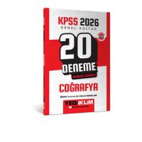 Yediiklim Yayınları KPSS 2026 Genel Kültür Coğrafya Tamamı Çözümlü 20 Deneme