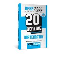 Yediiklim Yayınları KPSS 2026 Genel Yetenek Matematik Tamamı Çözümlü 20 Deneme