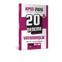 Yediiklim Yayınları KPSS 2026 Genel Kültür Vatandaşlık Tamamı Çözümlü 20 Deneme