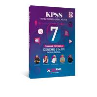 Yediiklim Yayınları 2026 KPSS Genel Yetenek - Genel Kültür Fasikül Fasikül 7 Deneme Sınavı Tamamı Çözümlü