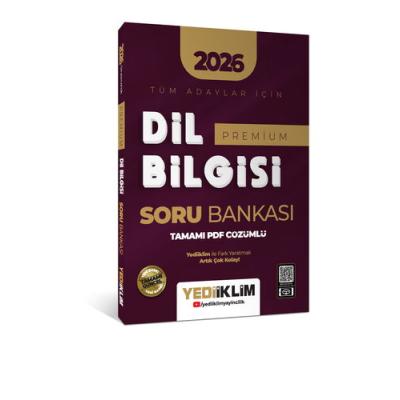 Yediiklim Yayınları 2026 Tüm Adaylar İçin Dil Bilgisi Premium Tamamı Çözümlü Soru Bankası