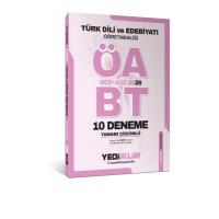Yediiklim Yayınları 2026 AGS ÖABT Türk Dili Ve Edebiyatı Öğretmenliği Tamamı Çözümlü 10 Deneme Sınavı