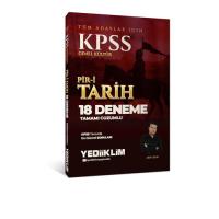 Yediiklim Yayınları KPSS GK Tüm Adaylar İçin Tamamı Çözümlü Pir-i Tarih 18 Deneme