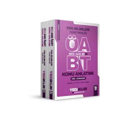 Yediiklim Yayınları 2026 MEB AGS ÖABT Fen Bilimleri Öğretmenliği Konu Anlatımı 2 Cilt