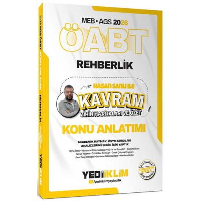 Yediiklim 2026 MEB AGS ÖABT Hasan Sanlı İle Rehberlik Kavram Zihin Haritaları Ve Özet Konu Anlatım