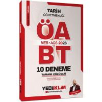 Yediiklim Yayınları 2026 MEB AGS ÖABT Tarih Öğretmenliği Tamamı Çözümlü 10 Deneme