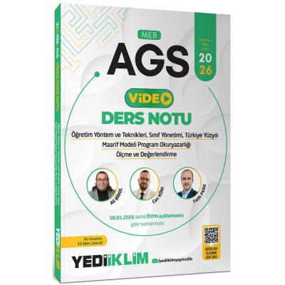 Yediiklim Yayınları 2026 MEB AGS ÖYT Sınıf Yönetimi TYMM Program Okuryazarlığı Ölçme ve Değerlendirme Video Anlatımlı Ders Notu