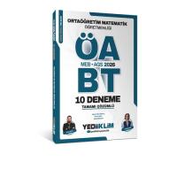 Yediiklim Yayınları 2026 MEB AGS ÖABT Ortaöğretim Matematik Öğretmenliği Tamamı Çözümlü 10 Deneme