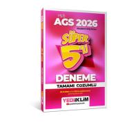 Yediiklim Yayınları 2026 MEB AGS Tamamı Çözümlü Süper 5 Deneme