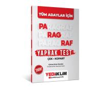 Yediiklim Yayınları Tüm Adaylar İçin Paragraf Çek Kopart Yaprak Test