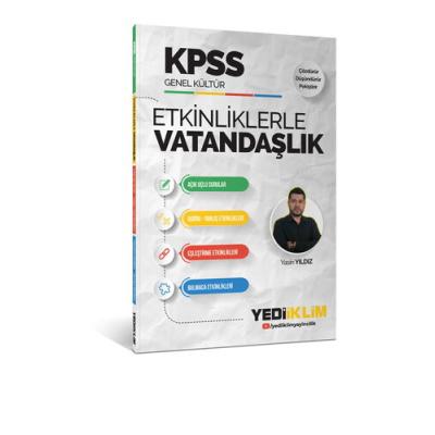 Yediiklim Yayınları KPSS Genel Kültür Etkinliklerle Vatandaşlık