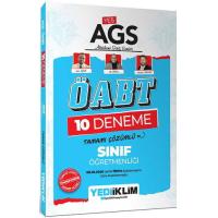 Yediiklim Yayınları MEB AGS ÖABT Sınıf Öğretmenliği Tamamı Çözümlü 10 Deneme Sınavı