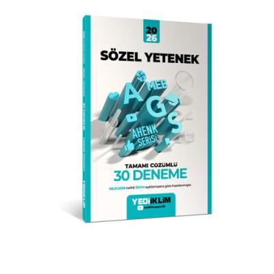 Yediiklim Yayınları 2026 MEB AGS Ahenk Sözel Yetenek Tamamı Çözümlü 30 Deneme(08.01.2026 değişikliğine göre)