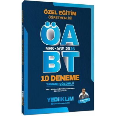 Yediiklim Yayınları 2026 MEB AGS ÖABT Özel Eğitim Öğretmenliği Tamamı Çözümlü 10 Deneme