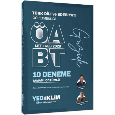 Yediiklim 2026 ÖABT Güzide Türk Dili ve Edebiyatı Öğretmenliği Tamamı Çözümlü 10 Deneme