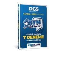 Yediiklim Yayınları 2027 ÖSYM Ne Sorar DGS Tamamı Çözümlü Fasikül 7 Deneme