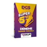 Yediiklim Yayınları 2027 DGS Tamamı Çözümlü Süper 5'li Deneme